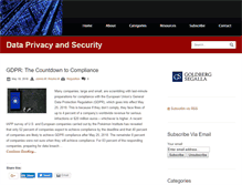 Tablet Screenshot of dataprivacyblog.com